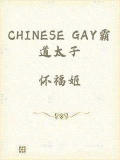 CHINESE GAY霸道太子